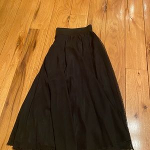 Black skirt